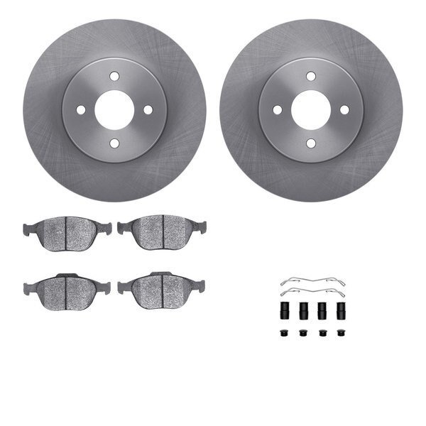 6312-54152, Rotors with 3000 Series Ceramic Brake Pads includes Hardware, Dynamic Friction Co, Mfr#: 6312-54152